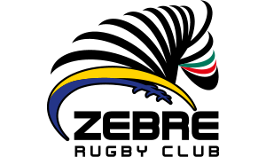 drapeau / logo de l'équipe des Zebre de rugby masculin