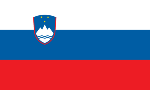 drapeau / logo de l'équipe de Slovénie de hockey sur glace masculin