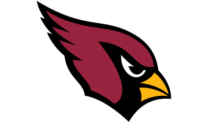 drapeau / logo de l'équipe des Arizona Cardinals de foot US masculin