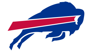 drapeau / logo de l'équipe des Buffalo Bills de foot US masculin