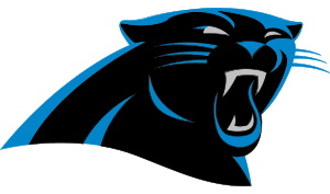 drapeau / logo de l'équipe des Carolina Panthers de foot US masculin