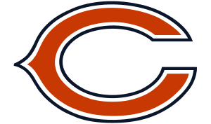 drapeau / logo de l'équipe des Chicago Bears de foot US masculin