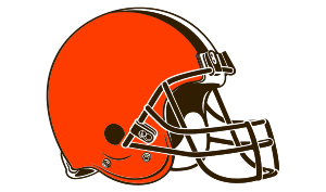 drapeau / logo de l'équipe des Cleveland Browns de foot US masculin