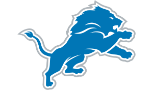 drapeau / logo de l'équipe des Detroit Lions de foot US masculin