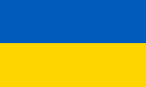 drapeau / logo de l'équipe d'Ukraine de football masculin