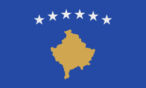 drapeau / logo de l'équipe du Kosovo de football masculin