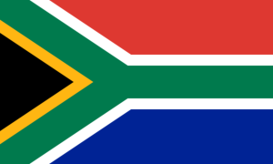 drapeau / logo de l'équipe d'Afrique du Sud de rugby féminin
